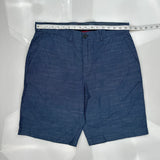 Tommy Hilfiger Chino Shorts - 33W 10L Blue Cotton