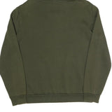 PUMA Mens Green Pullover Hoodie S Classic Logo Cotton Blend Casual Sweatshirt