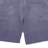 CARHARTT Mens Cargo Shorts Blue XL W32 Cotton Blend Casual Workwear