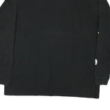 CARHARTT Mens Black XL Long Sleeve Crew Neck Logo Print Cotton Blend T-Shirt