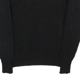 POLO RALPH LAUREN Boys Black Wool Plain Crew Neck Basic Knit Jumper L