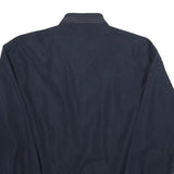 EPOCHE Mens Navy Blue Bomber Jacket 2XL Polyester Zip Long Sleeve Regular Fit