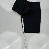 Dickies Cargo Shorts - 32W 10L Black Polyester Blend