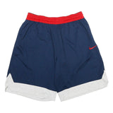 NIKE Mens Shorts Navy Blue & Red 2XL W32 Sports Casual Poly Athletic