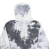 CHEMISTRY Mens Black & White Tie Dye Corvette 1981 Pullover Hoodie M Retro Car