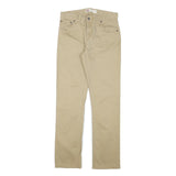 LEVI'S Boys Slim Fit Beige Cotton Blend Trousers W29 L29 Classic Stylish Zip