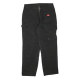 DICKIES Mens Jeans Black Regular Straight Denim W36 L30 Workwear Utility