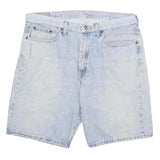 WRANGLER Mens Denim Blue Casual Shorts 2XL W36 Cotton Blend Comfort Style