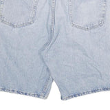 WRANGLER Mens Denim Blue Casual Shorts 2XL W36 Cotton Blend Comfort Style