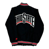 Ohio State Starter College Varsity Jacket - Small Black Polyester