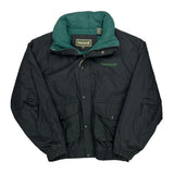 Timberland Jacket - Medium Black Cotton Blend