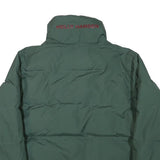 HELLY HANSEN Womens Green & Burgundy Puffer Jacket M Polyester Zip Casual
