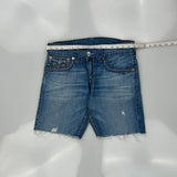 True Religion Denim Shorts - 32W 10L Blue Denim