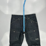 Voi Jeans Double Knee Jeans - 36W 31L Dark Wash Denim