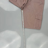 Levis Striped Cargo Shorts - 36W 12L Red Cotton