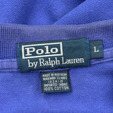 Polo By Ralph Lauren Polo Shirt - Large Blue Cotton