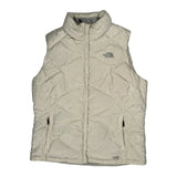 550 Fill The North Face Gilet - Large Cream Polyester