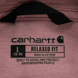 Carhartt Hoodie - Large Pink Cotton