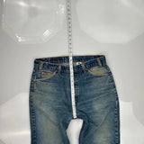 505 Levis Jeans - 36W 30L Blue Cotton