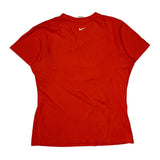 Nike College T-Shirt - XL Red Cotton