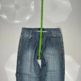 Sean John Wide Leg Jeans - 36W 29L Blue Cotton