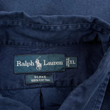 Blake Ralph Lauren Short Sleeve Shirt - XL Blue Cotton
