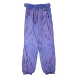 DESCENTE Lined Mens Polyester Blend Purple Relaxed Straight Trousers W29 L31 Zip