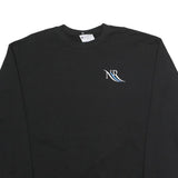 CHAMPION Mens Black Northriver Crew Neck XL Sweatshirt Cotton Blend Pullover