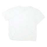 NAUTICA Mens White L Short Sleeve Crew Neck Plain Cotton Blend T-Shirt