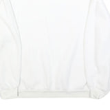 TALLY WEIJL Womens White Crew Neck Sweatshirt S Casual Cotton Blend Pullover