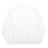 TALLY WEIJL Womens White Crew Neck Sweatshirt S Casual Cotton Blend Pullover
