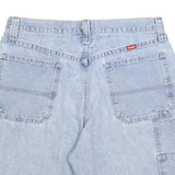 WRANGLER Mens Denim Blue Casual Shorts M W32 Workwear Cotton Blend