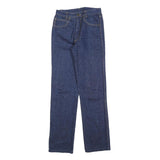 BLUMONT Womens Jeans Blue Regular Straight Denim Dark W26 L30 Zip Comfort