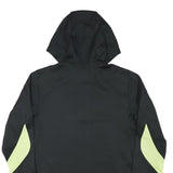 UMBRO Mens Black & Yellow Zip Sports Hoodie Jacket M Polyester Blend Plain