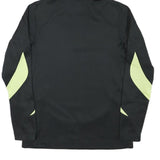 UMBRO Mens Black & Yellow Zip Sports Hoodie Jacket M Polyester Blend Plain