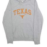 TEXAS LONGHORNS Womens Grey Hoodie M Cotton Blend Casual Pullover