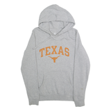 TEXAS LONGHORNS Womens Grey Hoodie M Cotton Blend Casual Pullover