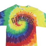 PORT & COMPANY Mens Tie Dye Multicolour San Francisco Giants Graphic T-Shirt S