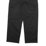 DICKIES Mens Cotton Blend Black Regular Straight Trousers W30 L26 Workwear Zip