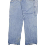 DICKIES Mens Regular Fit Carpenter Light Blue Denim Jeans W36 L32 Workwear