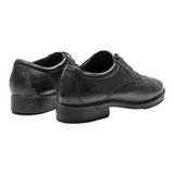 GEOX Derby Shoes Black Leather Mens UK 9