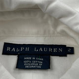 Ralph Lauren Shirt - 2XS White Cotton