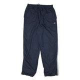 CHAMPION Mens Joggers Navy Blue White Stripe Regular Tapered L W32 L31 Sport
