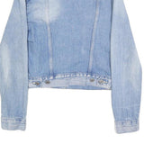 LEVI'S Womens Blue Denim Jacket S Cotton Classic Button Closure Casual