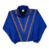 Made In Usa Lily'S Of Bevery Hills Shell Jacket - Small Blue Nylon