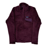 Patagonia Fleece - Small Burgundy Polyester