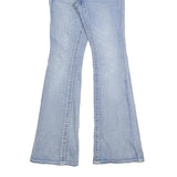 H&Y Womens Regular Fit Flared Denim Light Blue Cotton Blend Jeans W24 L30