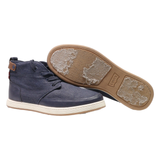 LEVI'S High Top Trainers Blue Synthetic Mens UK 7