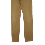 CARHARTT Womens Regular Fit Beige Cotton Blend Trousers W32 L32 Zip Closure