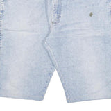 WRANGLER Mens Shorts Blue Denim Casual XL W34 Cotton Blend Light Wash